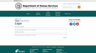 Login - Department of Human Services - Georgia.gov