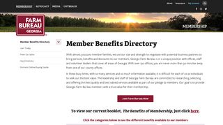 Member Benefits Directory - Georgia Farm Bureau