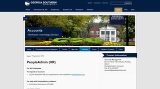 PeopleAdmin (HR) | Accounts | Georgia Southern University