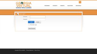 User Log In - Georgia Virtual Learning