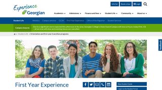 Orientation information for first year students - Georgian College