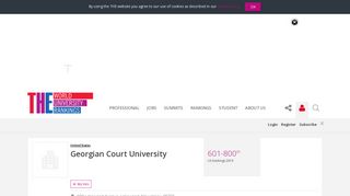 Georgian Court University World University Rankings | THE