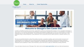 Georgia's Own Careers