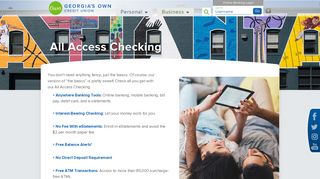 All Access Checking - Georgia's Own Credit Union