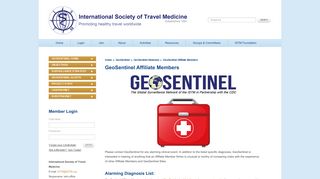 GeoSentinel Affiliate Members - The International Society of Travel ...