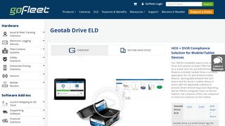 Geotab Drive ELD HOS DVIR Compliance Solution | GoFleet