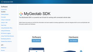 MyGeotab SDK | The Geotab SDK (Software Development Kit) is a ...