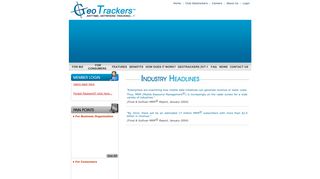 :: GeoTrackers.com - Anytime, Anywhere Tracking....