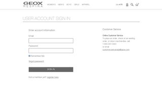 Shop Geox Canada - Official Geox Canada Site - Geox Account Sign In