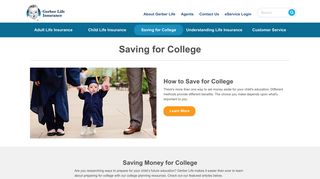 Saving for College Overview | Gerber Life Insurance
