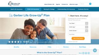 Life Insurance for Children – The Grow-Up® Plan | Gerber Life