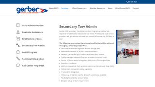 Secondary Tow Admin | Gerber NCS