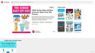 FREE Gerber Baby Gift Box (Formula, Baby Food, Bib, Onesie) | Free ...
