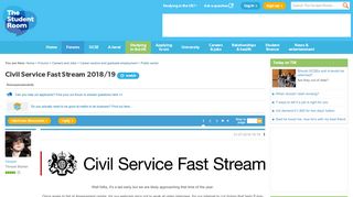 Civil Service Fast Stream 2018/19 - The Student Room