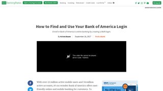 How to Find and Use Your Bank of America Login | GOBankingRates