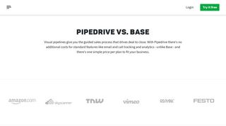 Pipedrive vs. Base | CRM Software Comparison | Pipedrive