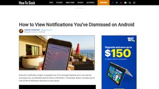How to View Notifications You've Dismissed on Android