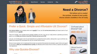 Divorce in weeks from £37 - no forms or solicitor fees.