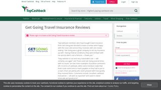Get Going Travel Insurance Reviews and Feedback from Real Members