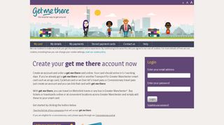 Create your get me there account now