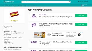 Get My Perks Coupons & Promo Codes 2019: $5 off