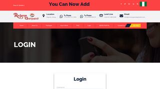 Login - Recharge And Getpaid