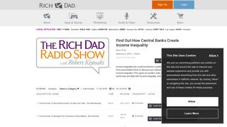 Listen to The Rich Dad Radio Show with Robert Kiyosaki here.