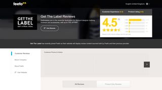 Get The Label Reviews | https://www.getthelabel.com/ reviews | Feefo