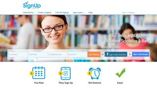 Free online SignUp sheets, volunteer scheduling software , and ...