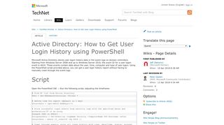 Active Directory: How to Get User Login History using PowerShell ...