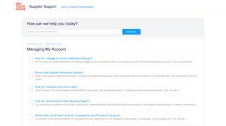 Managing My Account - Supplier Support - GetYourGuide