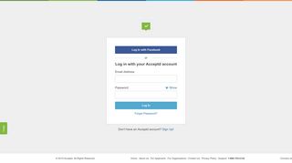 Log in with your Acceptd account