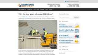 Why Do You Need a Roofer CSCS Card? - Construction Support