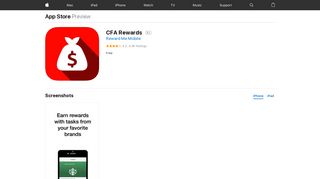 CFA Rewards on the App Store - iTunes - Apple