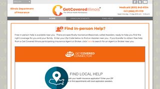 Get Help - Illinois health insurance marketplace - Get Covered Illinois