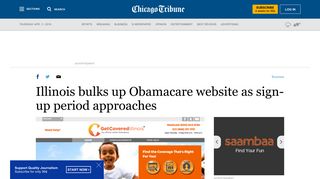 Illinois bulks up Obamacare website as sign-up period approaches ...