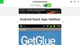 Android Quick App: GetGlue | Android Central