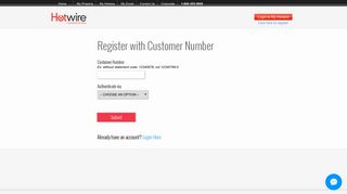 Register for Online Account Access - Hotwire Communications
