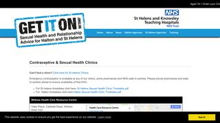 Clinics Contraceptive & Sexual Health Clinics - Get it on Sexual Health ...