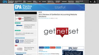 2012 Review of GetNetSet Accounting Website Solutions