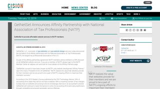 GetNetSet Announces Affinity Partnership with National Association of ...