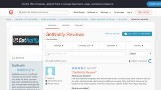 GetNotify Reviews 2018 | G2 Crowd
