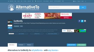 GetNotify Alternatives and Similar Websites and Apps - AlternativeTo.net