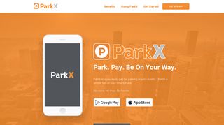 ParkX Mobile Payment App Austin TX