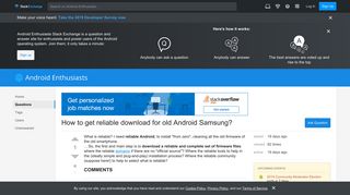 downloading - How to get reliable download for old Android Samsung ...
