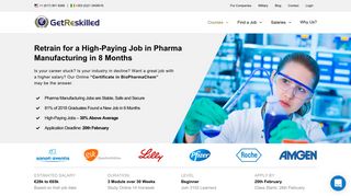 e(Bio) PharmaChem Certificate Course | Get a Job in ... - GetReskilled