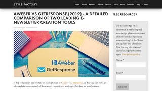 Aweber vs Getresponse (2019) - A Detailed Comparison of Two ...