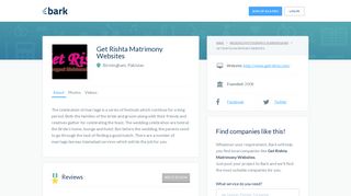 Get Rishta Matrimony Websites Reviews - Bark
