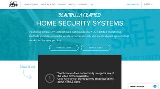 GetSafe: Beautifully Crafted Home Security & Medical Alert Systems