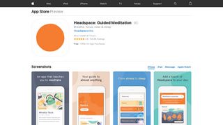 Headspace: Guided Meditation on the App Store - iTunes - Apple